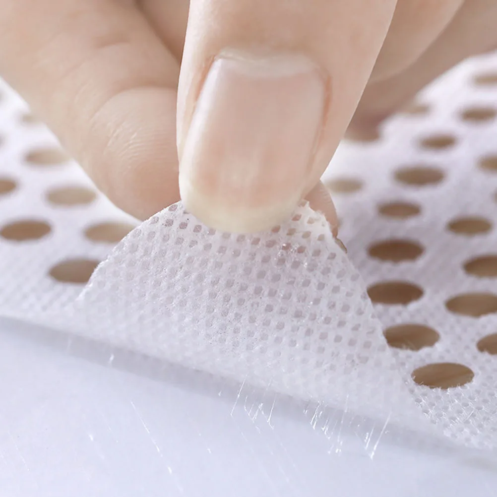 

30pcs Drain Hair Catcher Disposable Multi-Hole Clog Preventer For Shower Bathtub Kitchen Laundry Drain Cover Sticky Hair Trap