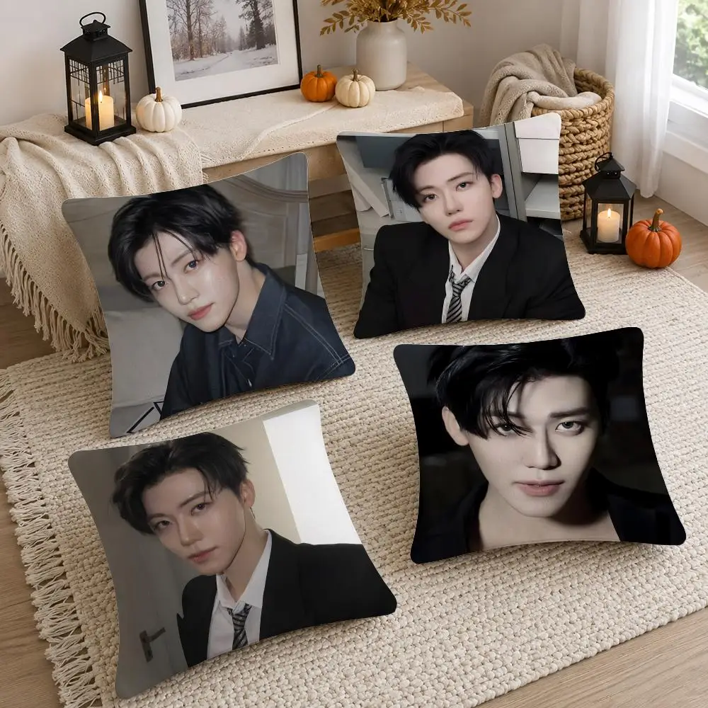 Idol Jaemin Cushion Cover Soft Fluffy Short Plush  Pillow Case  Sofa Bed Home Decor