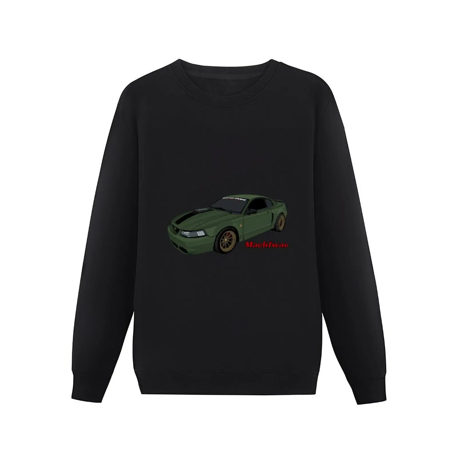 Green Mustang Mach 1 Pullover Hoodie men's sweat-shirt men's sweatshirt