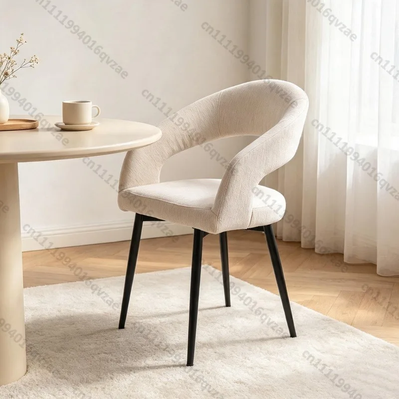 Dining Chair Heavy Duty Steel Frame Flame Retardant Fabric Suitable for Restaurants, Hotels, Cafes, Dining Chairs
