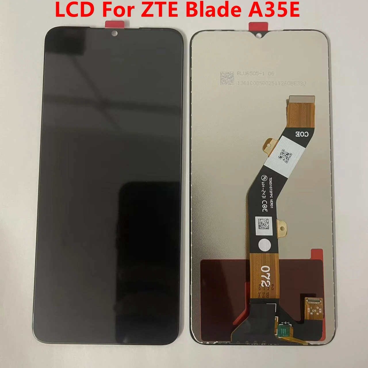 Tela LCD 100% Testada para ZTE Blade A35E Z2466 com Montagem de Toque para Substituição de LCD ZTE Blade A35e