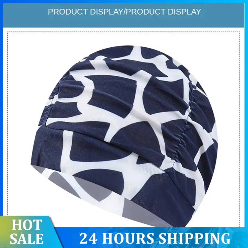 Water Sport Caps Colorful Swimming Cap Nylon Waterproof Summer Diving Caps Caps For Swim Multifunction Breathable  Swimming Hat