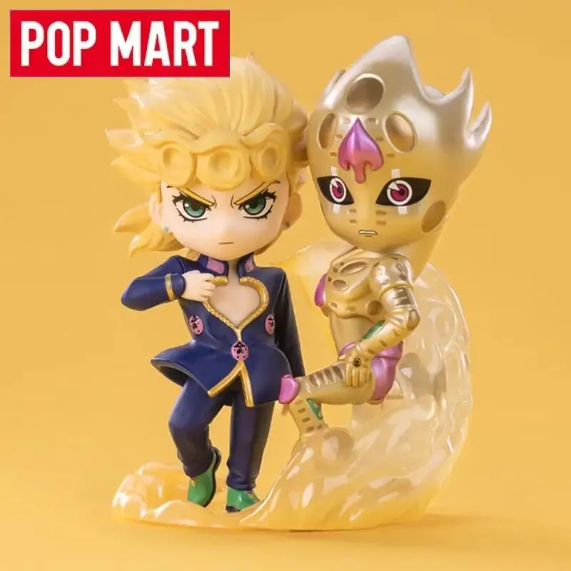 POP MART GONG Le bizzarre avventure di JOJO Golden Wind Series Blind Box Guess Bag Giocattoli originali Scatola misteriosa Anime Figure Decorazione