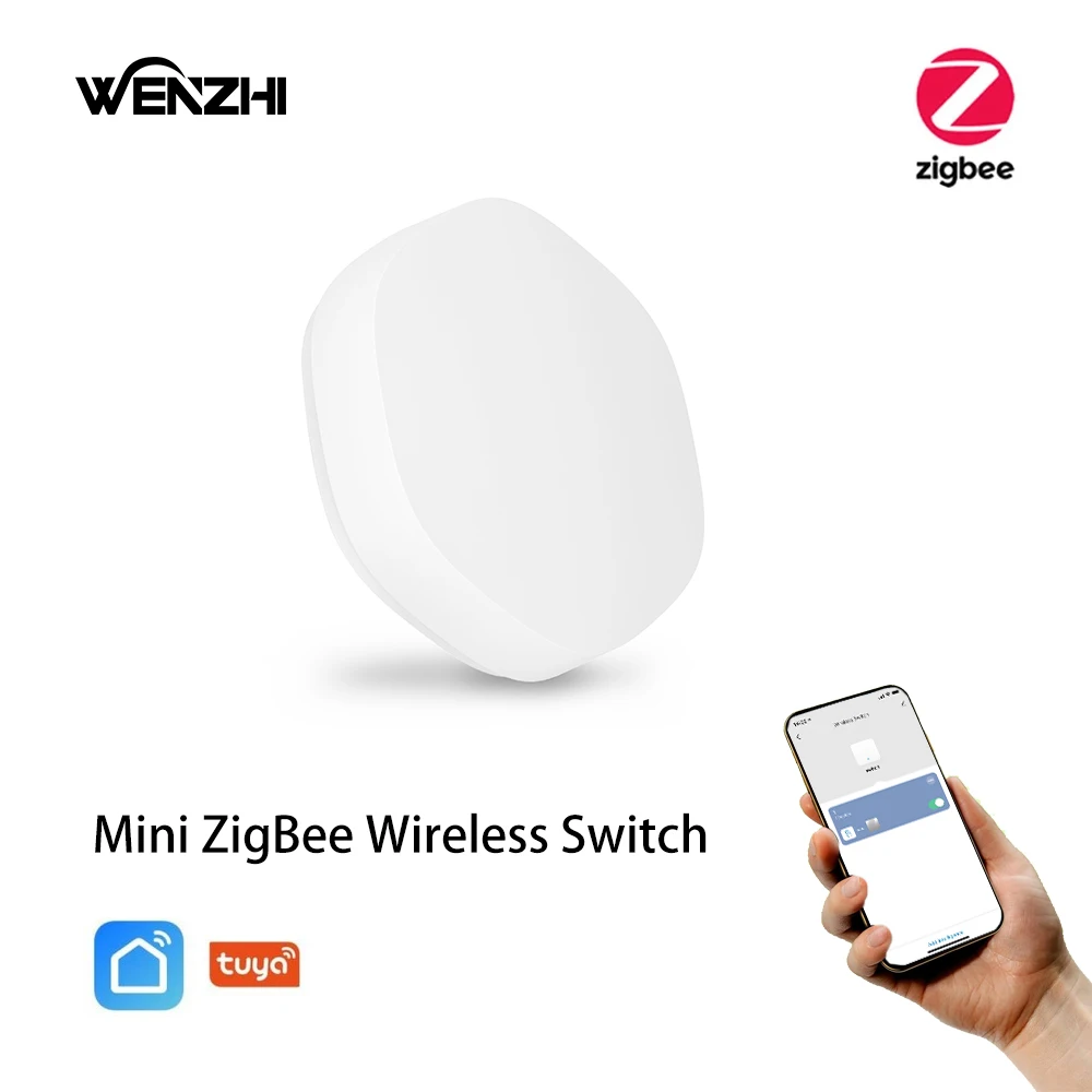 ZigBee 3.0 Wireless Button Remote Control Swtich Bell SOS Tap Home Improvement Automation Wall Panels Tuya Smart Life Smartlife