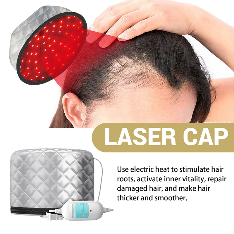 Gorro de SPA para el cabello, gorro con calefacción eléctrica, gorro de tratamiento ajustable para el cuidado del cabello, vaporizador térmico para el cuidado Personal