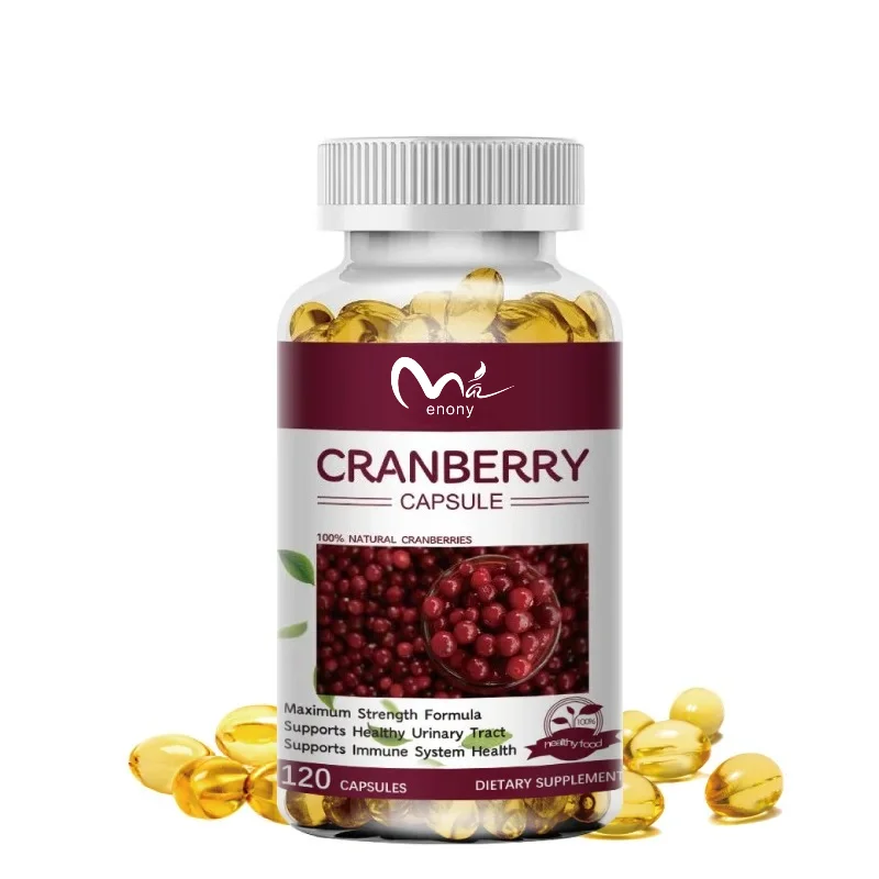 Cranberry Capsules for UTI, Bladder and Urinary System Health, Antioxidant Immunity & Heart Health
