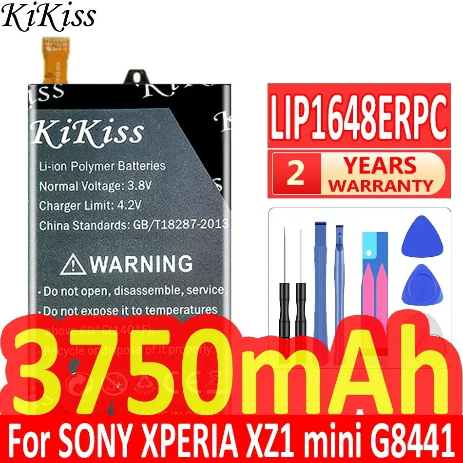 

Аккумулятор KiKiss LIP1648ERPC 3750 мАч для SONY XPERIA XZ1 G8441XZ1mini XZ1 Mini 1308-1851, батарея + Бесплатные инструменты