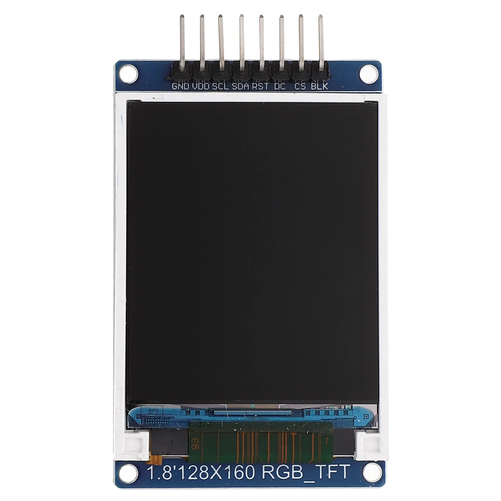 

1.8 Inch St7735s Spi LCD Display Module 128x160 Resolution 262K Colors Transmissive Normally White LED Backlight 5V 3.3V Ttl