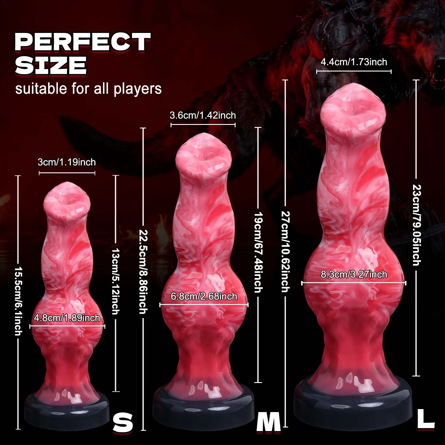 Dildo pene animale realistico con anal plug per uomo e donna_voghion.com