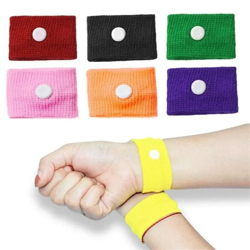 2PCS Sports Safety Wristbands Wrist Support Carsickness Seasick Anti Motion Sickness Wrist Bands Anti Nausea Wristbands