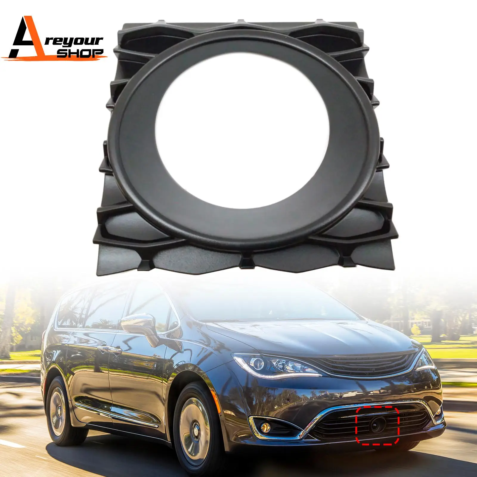 

Адаптивная рамка круиз-контроля, черная 68432233AA для Chrysler 2017, 2018, 2019, 2020