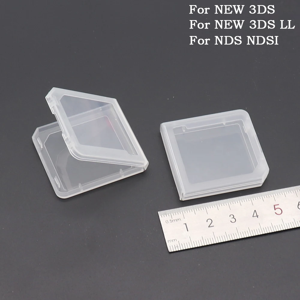 10 Pcs Clear Plastic Game Cartridge Case Dust Cover For Nintend NEW 3DS NEW 3DS LL NDS Dustproof Easy Storage Game Box
