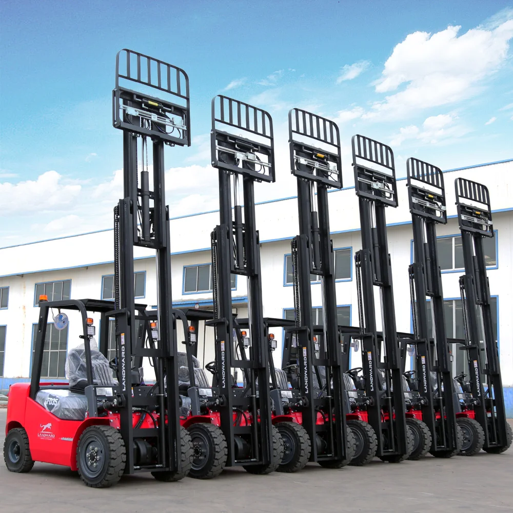 4WD Household All-In-One Diesel Forklift Small Balanced Weight Forklift 4 Ton Warehouse Stacker Forklift EPA Engine Customized