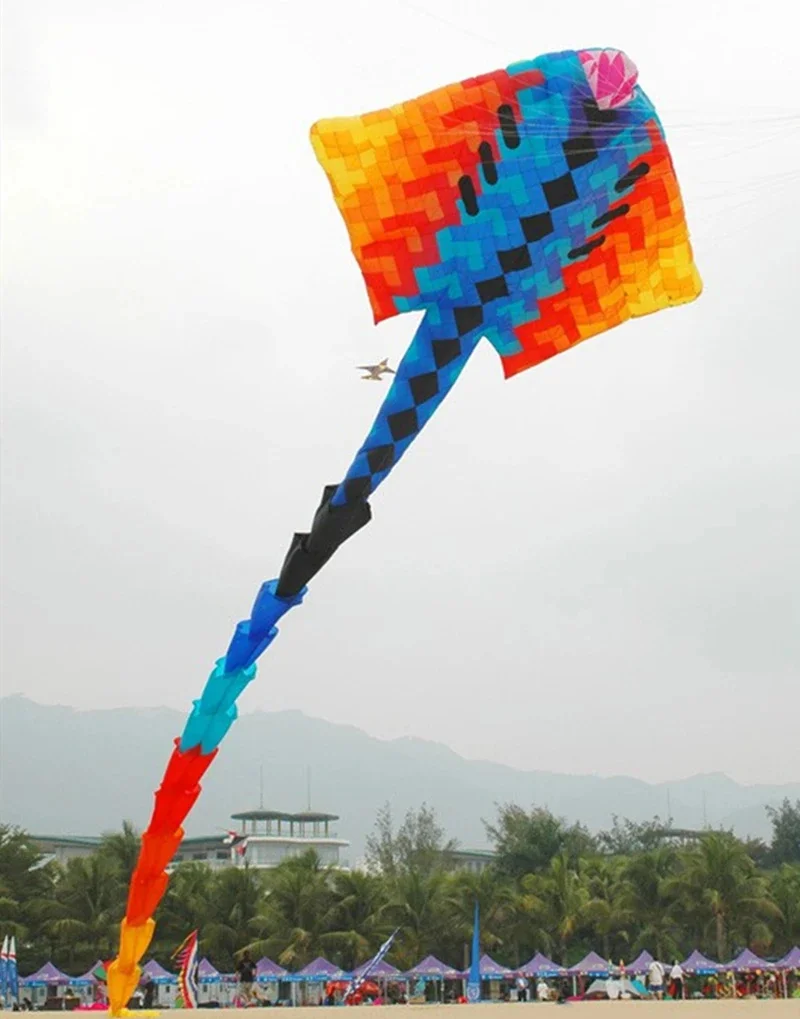 15 M Devil Fish Kite บินขนาดใหญ่ Kite สําหรับผู้ใหญ่ Kites จี้ DIY สี Professional Kites โรงงาน weifang เกมกลางแจ้ง