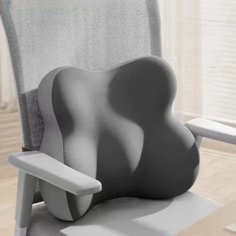 

Memory Sponge Waist Pillow Lumbar Support Pillow Office Chair Backrest Chiropractic Orthopedic Pillow Non-slip Back Pad Cushion