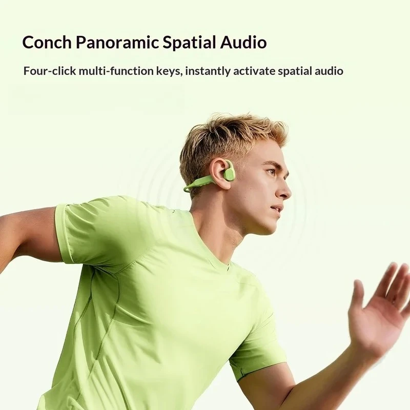 BE18 Open-Ear Sports Headphones ENC Dual Mic Noise Reduction Earphones IP67 Dust&Water Resistant Earbuds