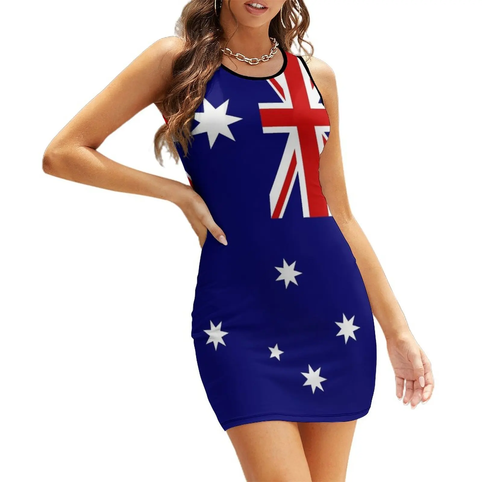 

Australia Day Sleeveless Sundress dresses for womens party dresses woman elegant guest wedding dress elegant dresses for women