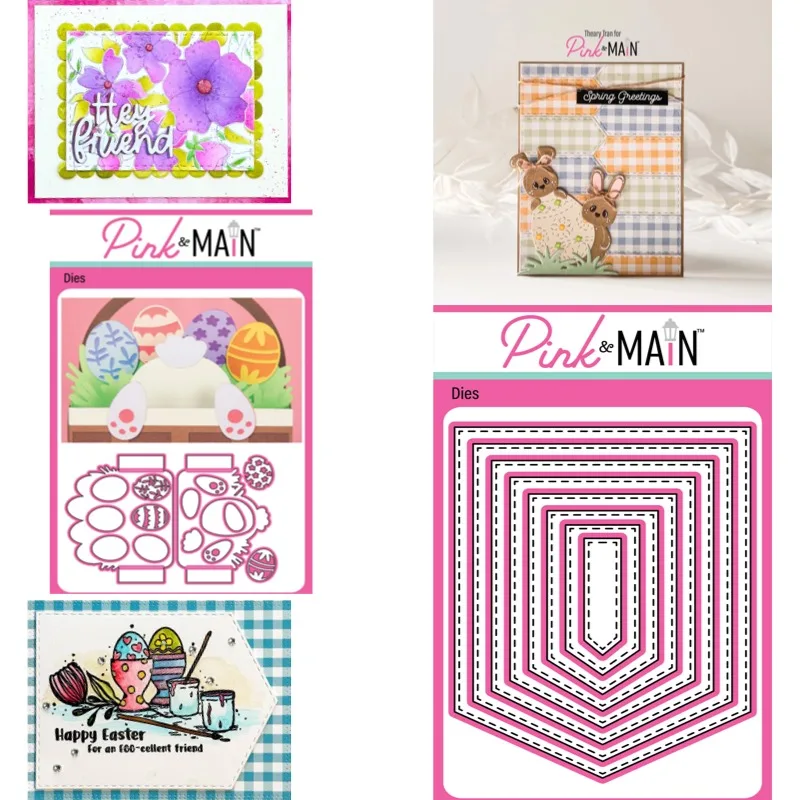 

Above Is a Rectangle, Below Is a Triangle Cutting Dies Scrapbook Diary Decoration Stencil Embossing Template DIY Greeting Card