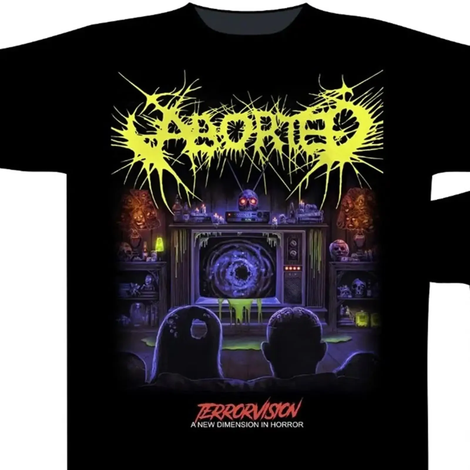 Aborted Sadist TS vintage Washed Soft Stylish Casual homme designer clothes Comfortable Stretched Slightly graphic Breathable