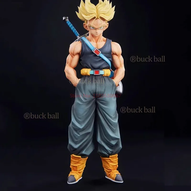 

Dragon Ball Z Fighters Trunks Figure 28cm Anime Super Saiyan Future Trunks Figurine Action Figures Statue Collectible Model Toys