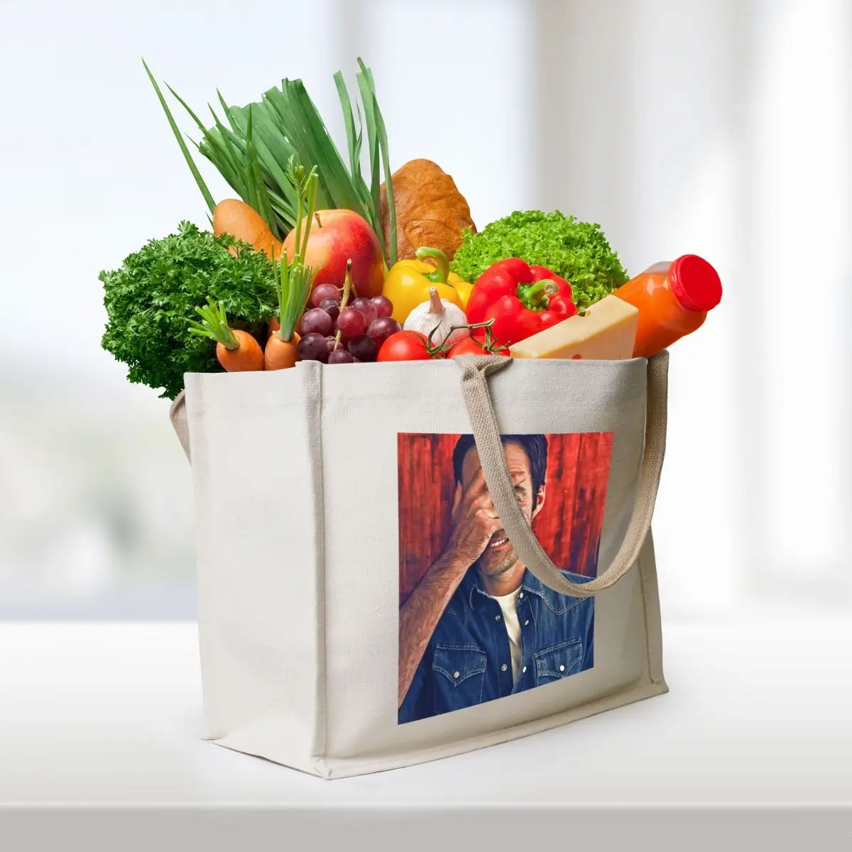 Bill Hader Tote Bag canvas shopping bag university shopper bag Canvas shopping cart bags