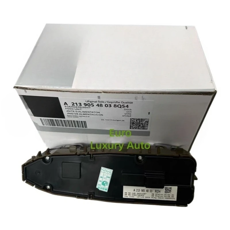 Original Window Lifter Switch A2139054803 for Mercedes‑Benz E‑Class W213 1.6 E180, 3.0 AMG E43 4‑matic