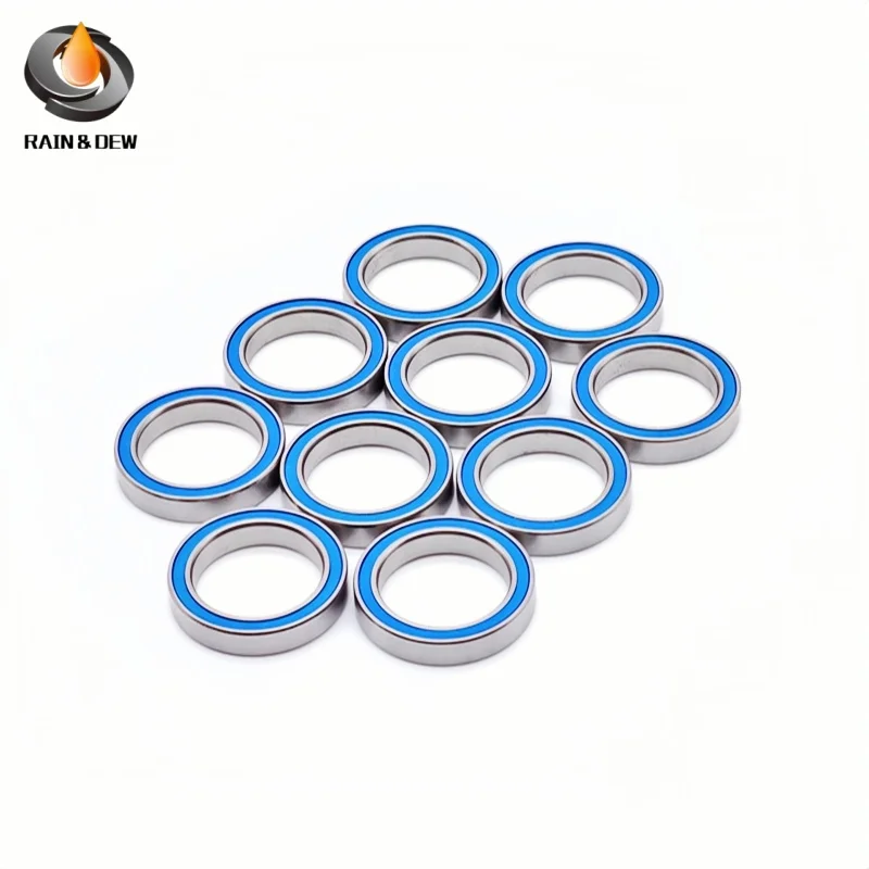 Łożysko ABEC-7 6702RS 15x21x4mm 10 szt. Samochód elektryczny RC hobbystyczna 6702 RS 2RS Łożyska kulkowe 6702-2RS niebieskie uszczelnione
