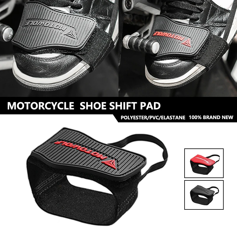 

Motorcycle Shoes Protection Gear Shift Pad Anti-skid Adjustable Shifter Rubber Shoe Cover Durable Lightweight Boot Protector