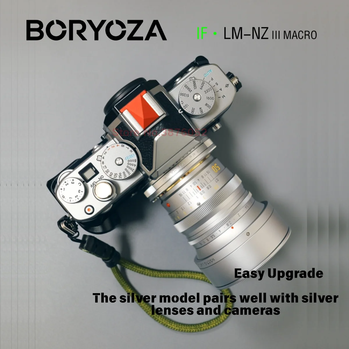 Photography Prompt - BORYOZA LM-NZ III silver Focus prompt