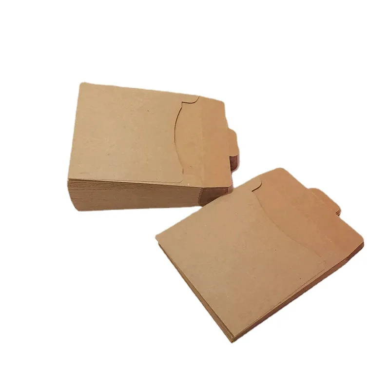 Kraft Paper CD Gift Packaging Bags Greeting Postcard Envelope Retro File Holder Invitation Cards Cover Custom Festival Supplies