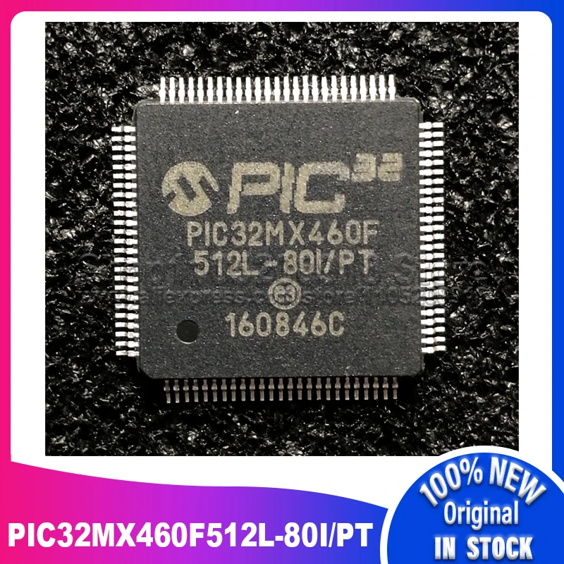 

1 ~ 5 шт./лот PIC32MX460F512L-80I/PT PIC32MX460F 512L-80I/PT QFP100 100% новый точечный запас