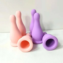 Silicone Vacuum Cupping Massage Jars Anti Cellulite Massage Facial Suction Cups Face Neck Lift Skin Scraping Guasha Anti Wrinkle