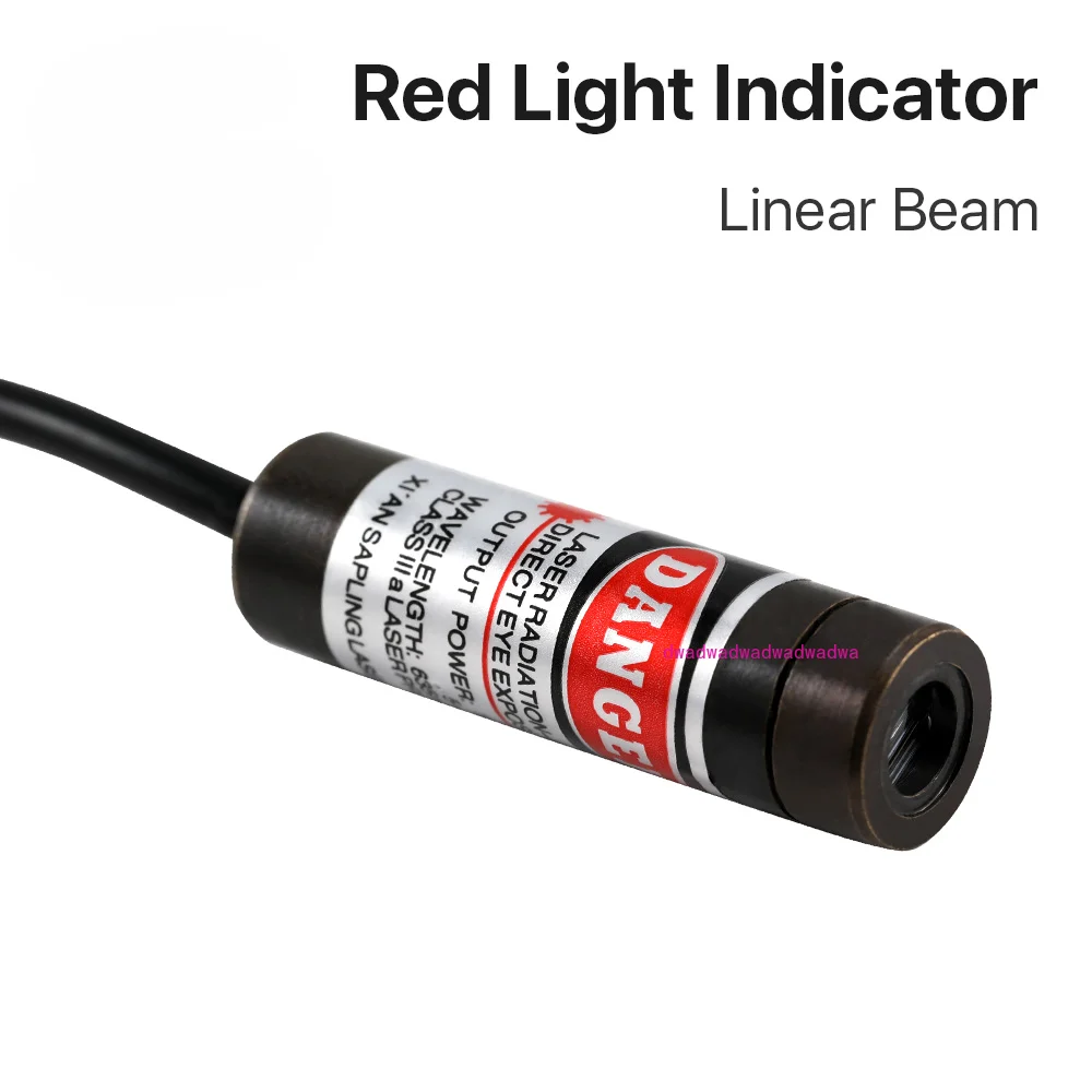 Cloudray 650nm Red Light Indicator Linear Beam 25*110mm & 12*40mm 5V Adjustable Laser Beam Module for Stone Cutting Machine