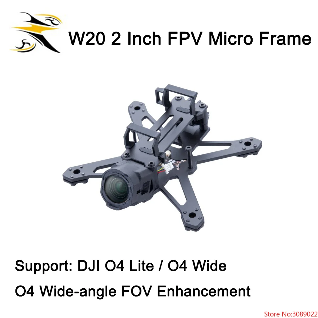 RATEFPV W20 2 Inch FPV Micro Frame 100mm Wheelbase T700 Thickness 2.4G ELRS  DJI O4 lite O4 Wide For FPV Freestyle Drone