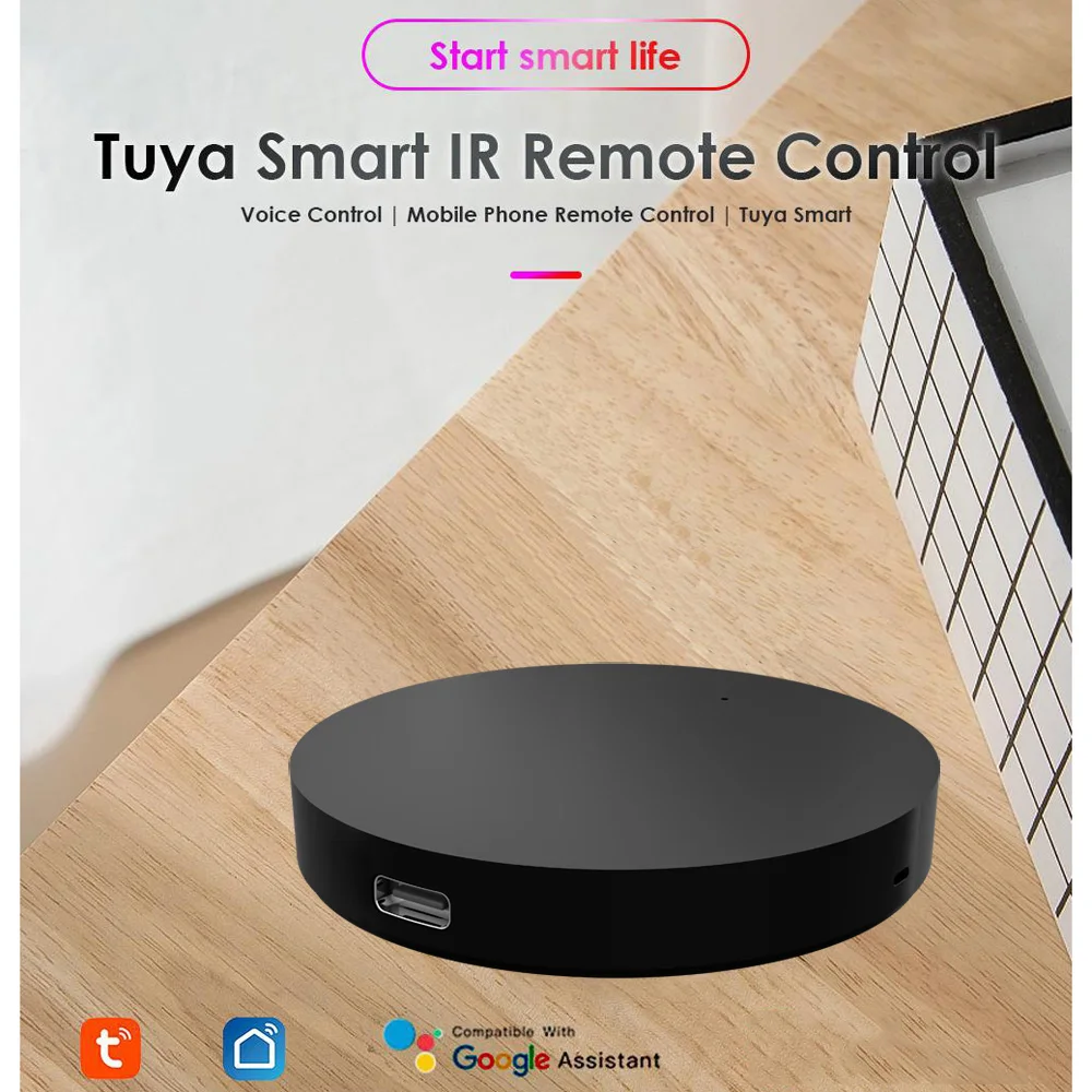 Tuya WiFi IR RF Remote Control 433MHz APP Remote Control For All Air Conditioner TV LG SmartLife Work with Yandex Alexa