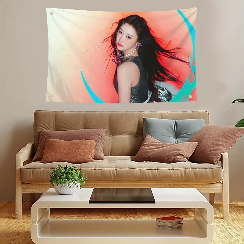 علم ألبوم Giselle Armageddon ، علم ديكور الغرفة ، أعلام ديكورات خارجية للغرف ، راية بأربعة فتحات ، 1 قائقي #3