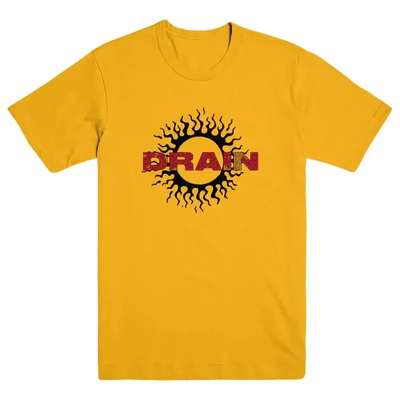 NEW DRAIN Band Classic Logo For Fan Gold T Shirt OM468