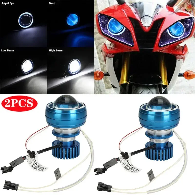 

2X 2.75 inch For Yamaha YZF R1 R1S R6 R6S YZF600R LED Projector Headlight Light