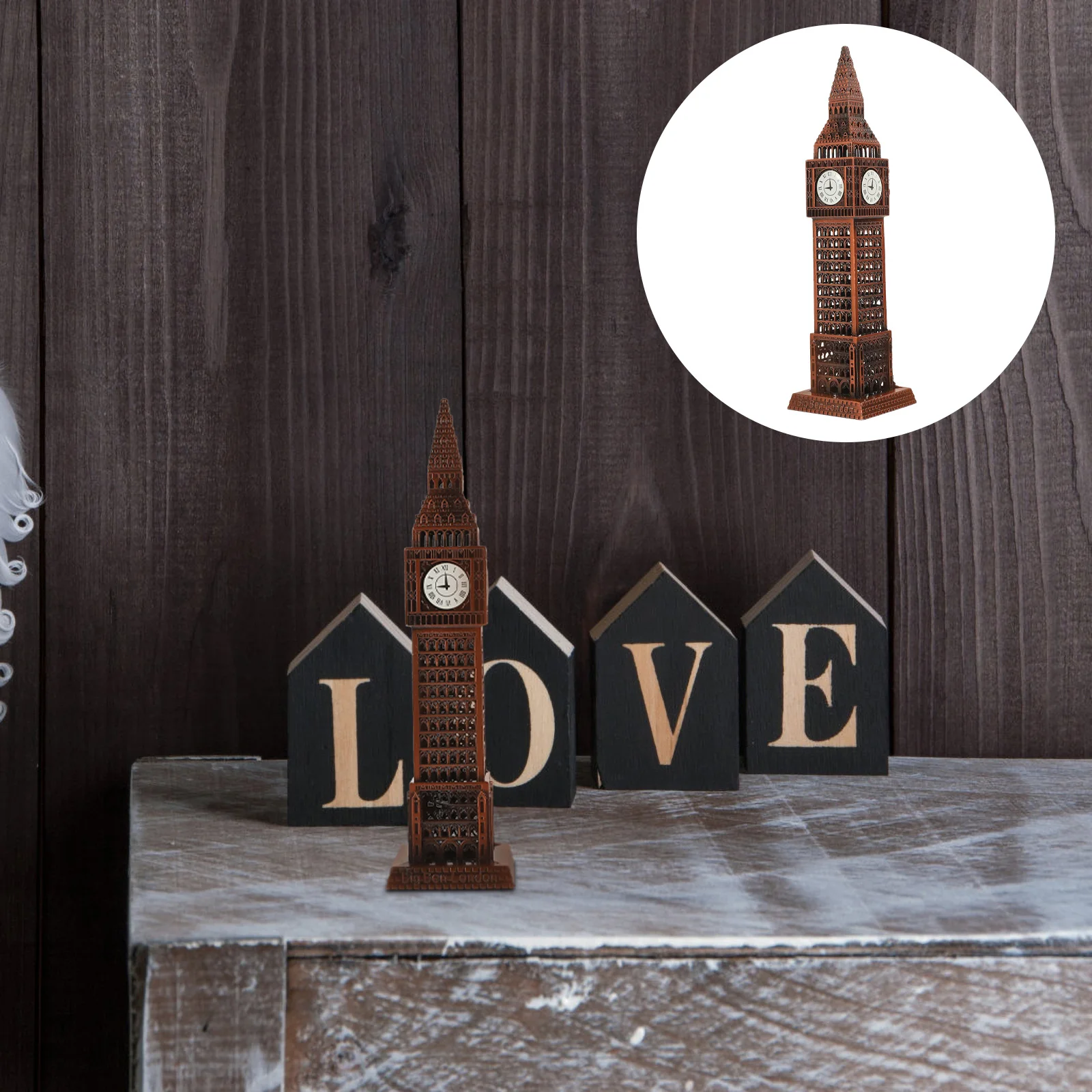 Британский Биг Бен украшение дома подарок на новоселье модель здания для поставок архитектурная смола