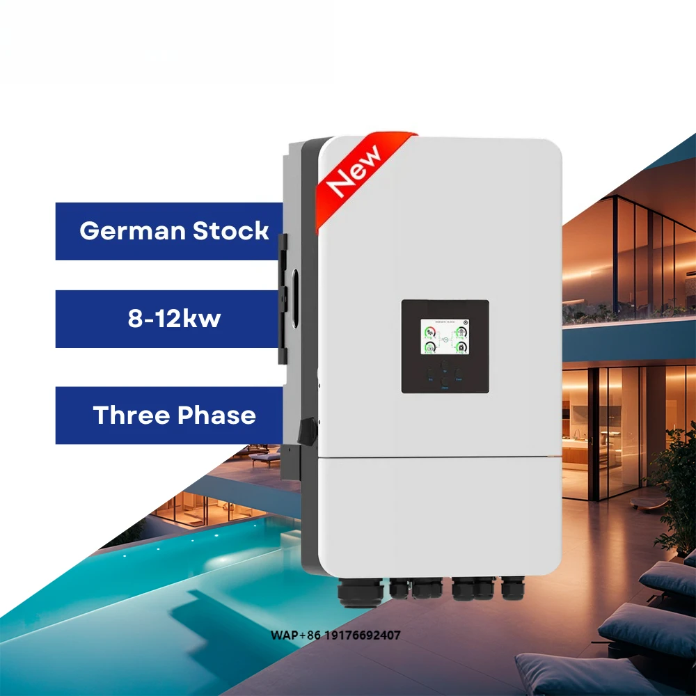SUN-12K-SG05LP3-EU-SM2 Deye Inverter 10KW 12KW 3 Phase 380V 400V EU Vision Hybrid Solar Inverter for Home Energy Storage System