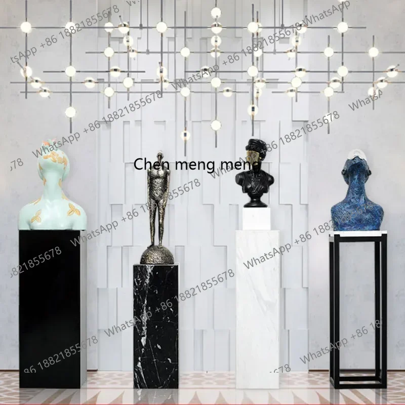 K182K182GY Sculpture Avatar Creative Crafts Living Room Resin Decoration Furnishings Abstract Figure Floor Base Ornaments