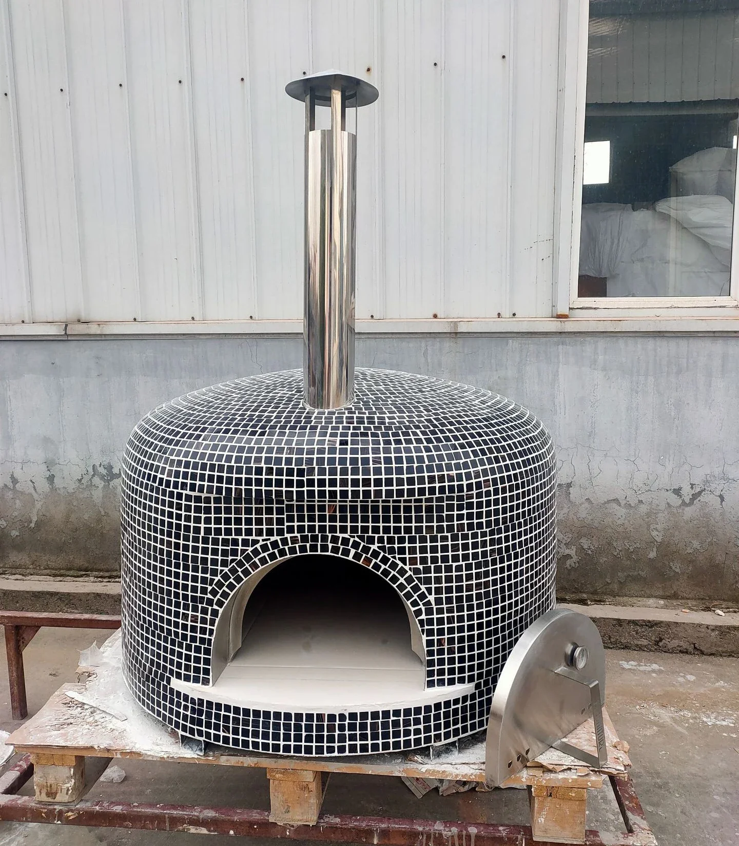 Pizza bread toaster oven commercial charcoal kiln oven outdoor barbecue commercial