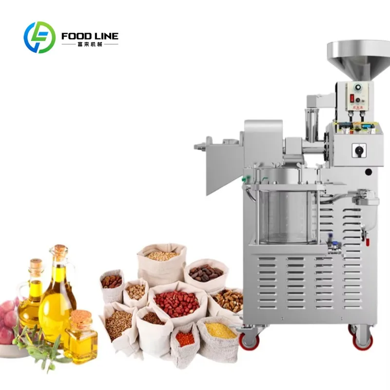 Commercial Automatic Oil Press For Walnut Sesame Perilla Peanut Rapeseed Oil Production