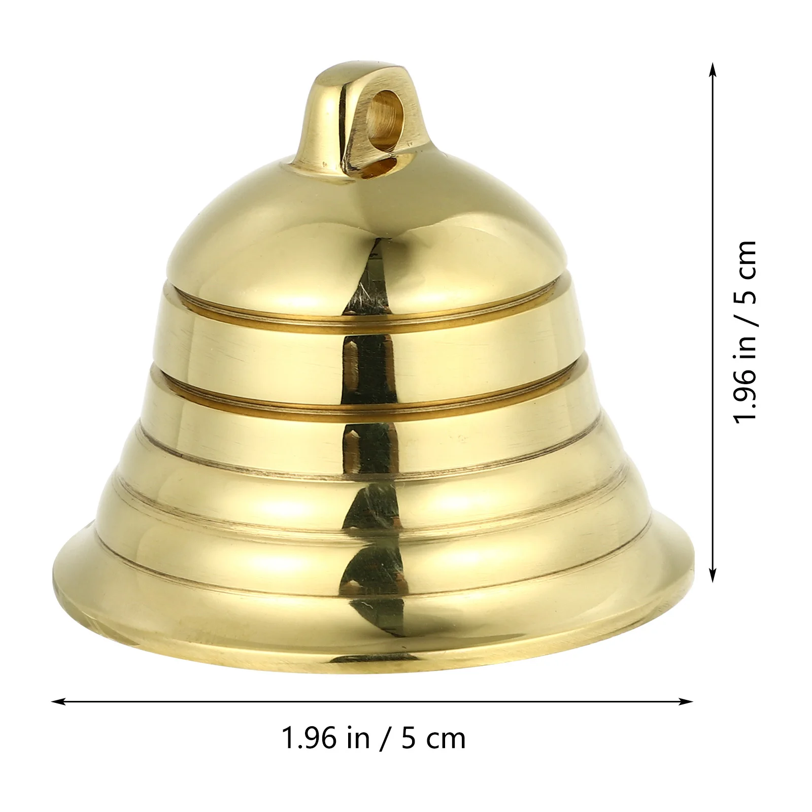 خمر جرس حلي معلقة النحاس جرس الحرفية للمنزل مكتب ديكور جرس الباب الرياح الرنين ملحقات للتزيين #4