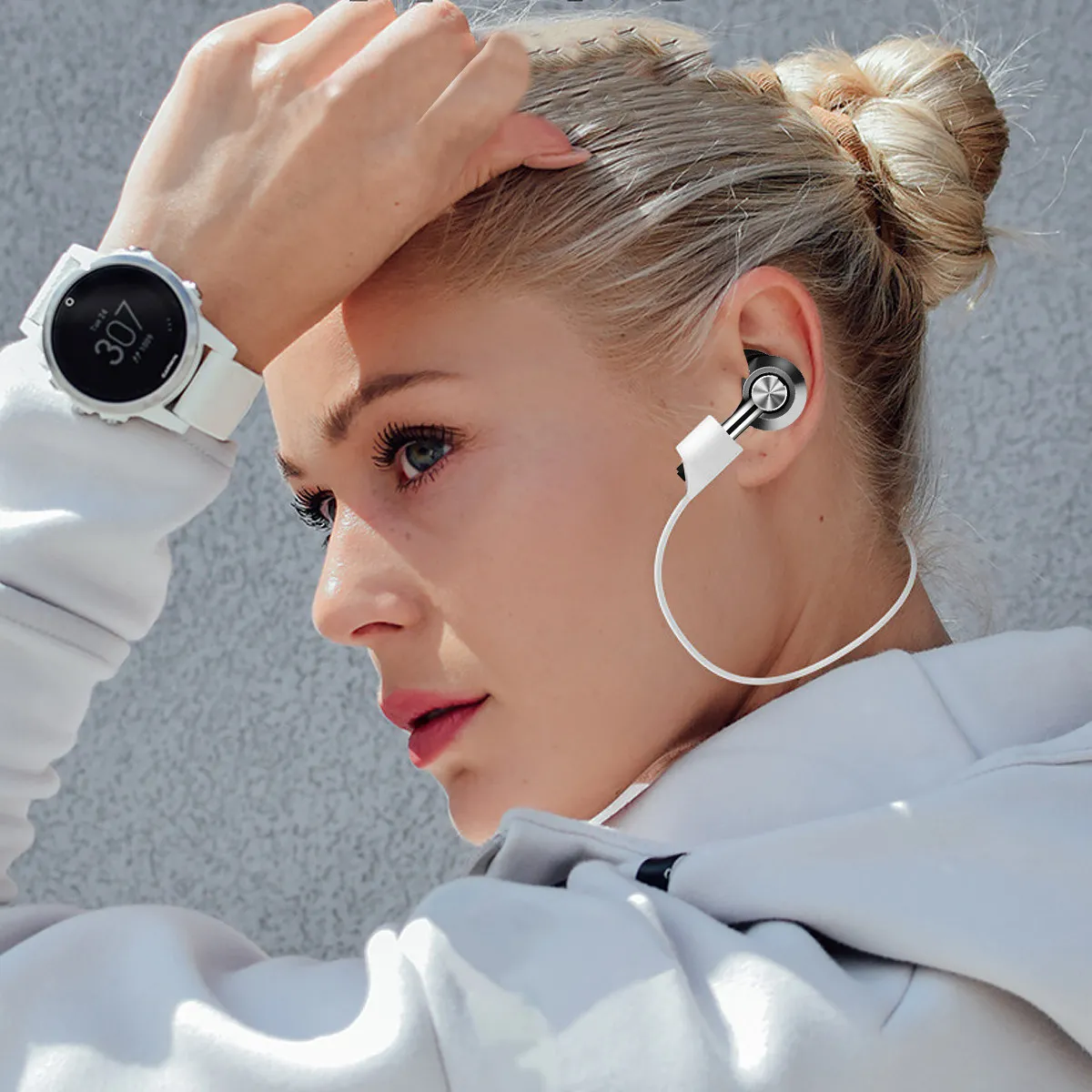 6Pcs Earphone Silicone Anti-Lost Rope Protective Strap Lightweight for Wireless Headset Outdoor Use Protective Line