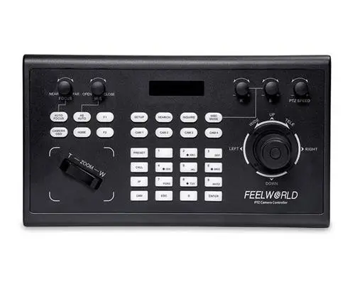 

Feelworld KBC10 PoE Supported Ptz Joystick Controller with Micro Ptz Keyboard Ip Camera Ptz Controller