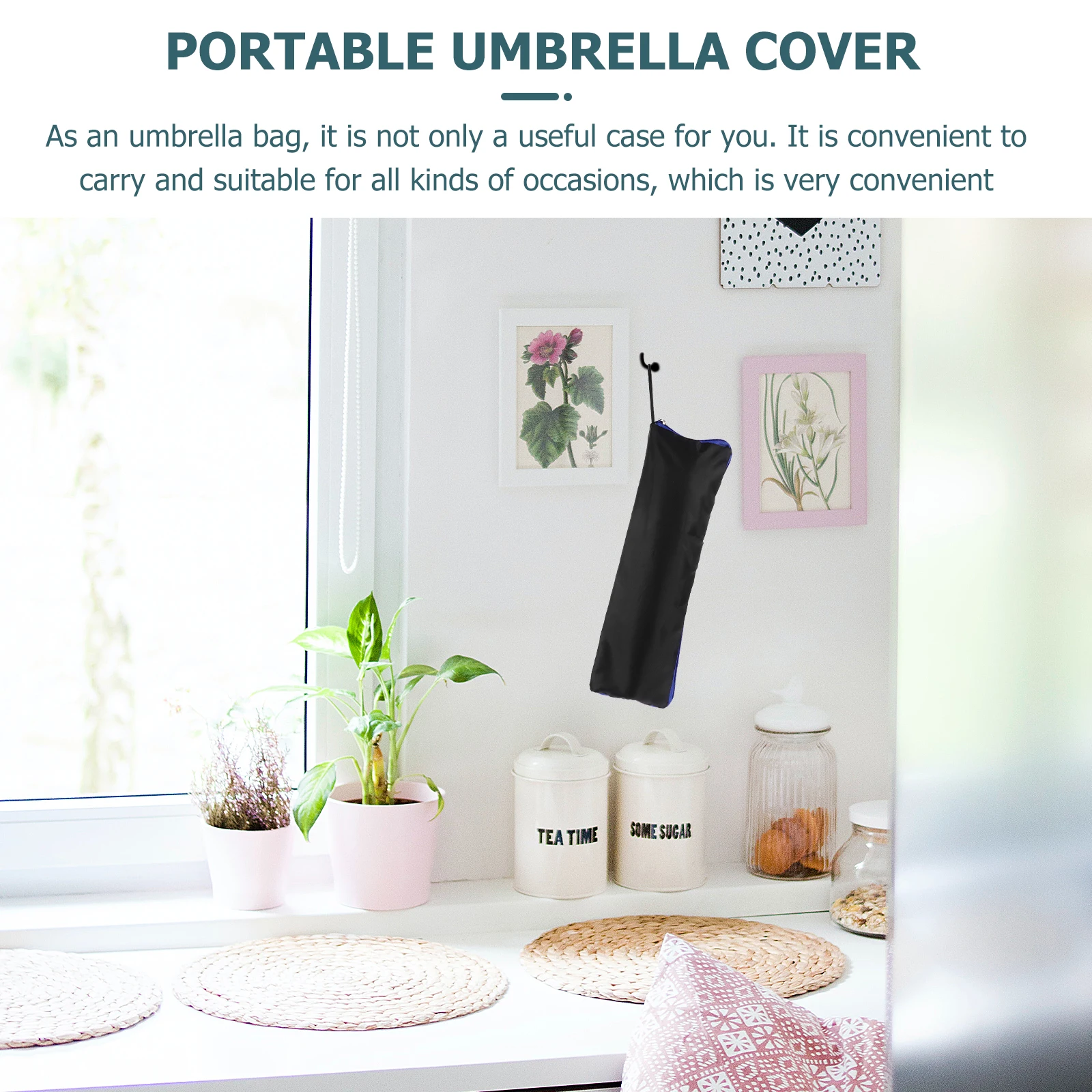 

1Pcs Foldable Umbrella Storage Bag Waterproof Pouch Car Umbrella Holder Organizer For Travel