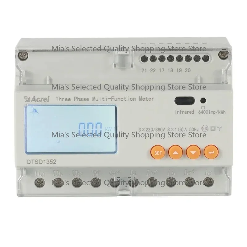 2025 New DTSD1352-C 3 Phase Energy Meter for Solar Inverters Zero Export Feature Energy Monitoring Device