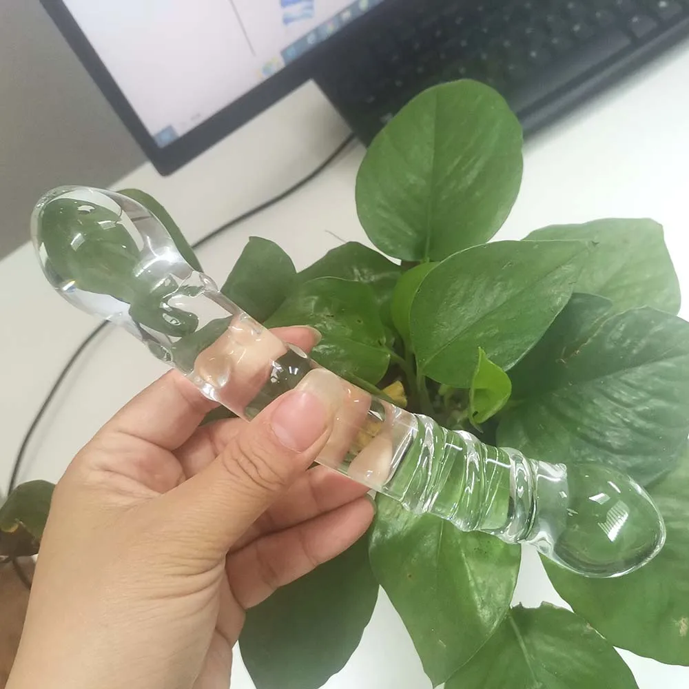 Pyrex Glass Dildo para Mulheres, Pênis Artificial, Plug Anal, Brinquedo Sexual Masturbação, Produto Sexual Gays