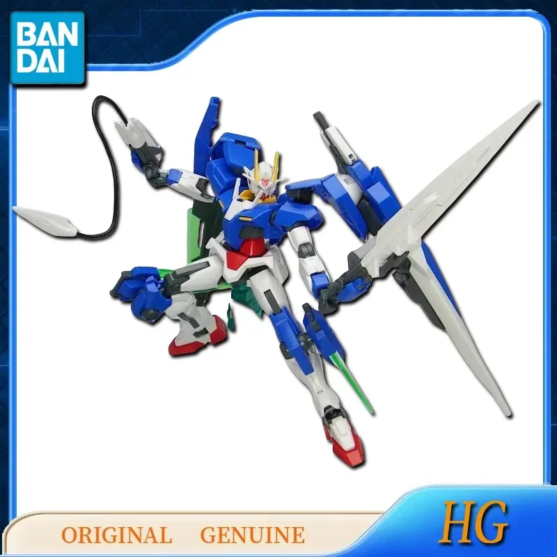 Bandai Original Genuine GN-0000GNHW/75G 00 GUNDAM SEVEN SWORO/G Anime Action Figures Toys for Kids Gift Assembly Model Ornaments